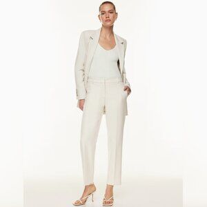 Aritzia Babaton Off-White Command Pant